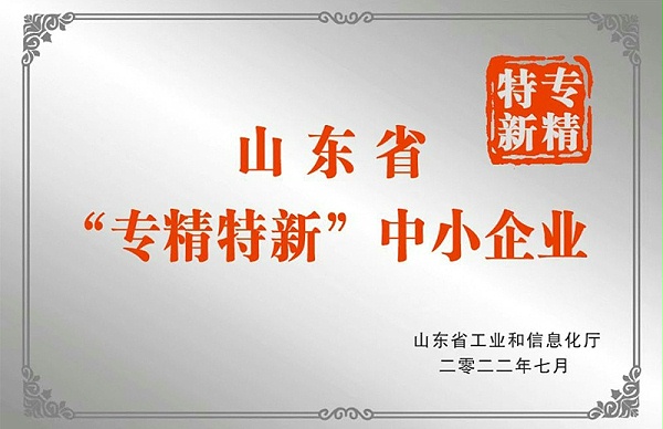 山东省专精特新中小企业