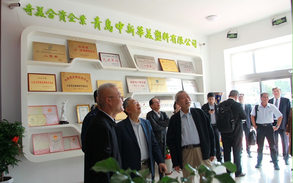 青岛中新华美塑料有限公司王东总经理介绍公司发展